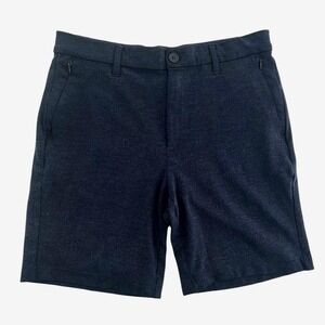 Mizzen Main Shorts Mens Size 31 Blue Performance Rayon Blend Stretch Golf‎